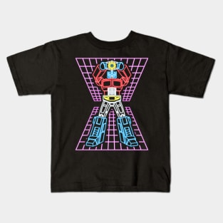 Optimus prime neon Kids T-Shirt